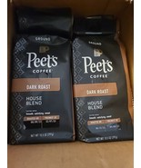 8 Peet&#39;s Dark Roast Ground Coffee Major Dickason&#39;s Blend 10.5 Oz (PT37) - £46.36 GBP
