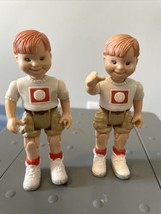 vtg Loving Family Dollhouse Twin Boys Brother Son Figure Toys Fisher Pri... - £22.32 GBP