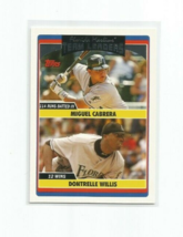 Miguel CABRERA/ Dontrelle Willis 2006 Topps Update Team Leaders Card #UH293 - £3.89 GBP