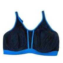 Prima Donna Sport Mesh Sports Bra 34H Cup Blue &amp; Black - $72.00
