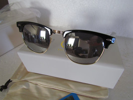 Vatenani Unisex Men's Ladies Women's Classic Sunglasses Model 0316 Silver - £17.34 GBP
