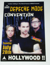 Depeche Mode Convention Promo Card 2013 The Avalon Los Angeles Richard B... - $19.99