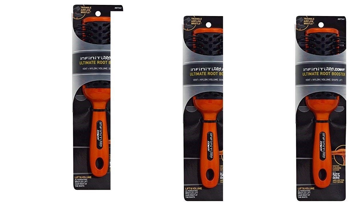  Conair - Ultimate Root Booster Brush - Triangle Airflow Bristle(pack of 3) - $19.99