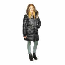 Towmy Women&#39;s Puffer Down Coat with REAL FUR - £131.56 GBP+