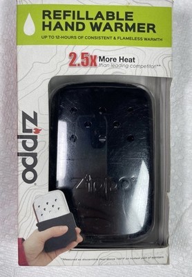 Zippo 12-Hour Black Matte Refillable Hand Warmer - NEW IN BOX - $14.31