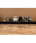 Vintage Star Wars ceramic figural mugs; Applause, 1995 - Set of 6 - $85.00