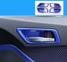 Stainless steel Blue Accessories For  CHR 2017-2021 Inner Door Handle Bowl Fe/Ai - £55.42 GBP