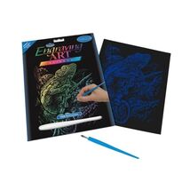 Royal &amp; Langnickel Rainbow Engraving Art A4 Size Chameleon Designed Pain... - $17.00