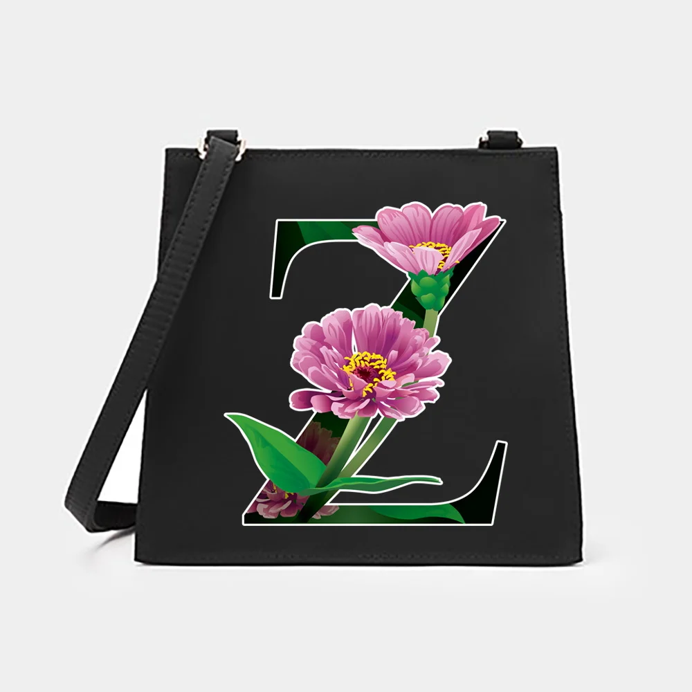 Te purse handbag designer small square bags flower letter series pattern crossbody tote thumb200