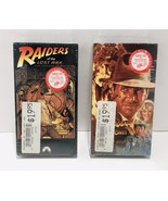 Indiana Jones Temple of Doom &amp; Raiders Of The Lost Ark VHS SEALED LOT NO... - €536,39 EUR