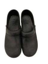 DANSKO professional 40 9.5 oiled black clogs shoes leather nursing doctors - £47.95 GBP