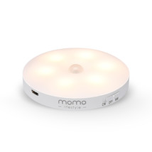 Motion Sensor Night Light Automatic USB Rechargeable Battery Warm Yellow... - £14.24 GBP