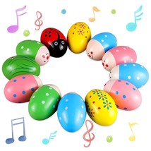 Wooden Egg Shakers Maracas Percussion Musical For Party Favors Easter Basket Stu - £23.97 GBP