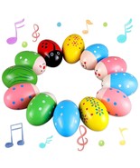 Wooden Egg Shakers Maracas Percussion Musical For Party Favors Easter Ba... - $28.99