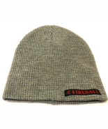 CAPAMERICA gray mens BEANIE knit winter HAT FIREBALL on front one size f... - $6.77 CAD