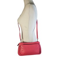 Giani Bernini Women&#39;s Pink Crossbody Bag Purse Pockets Zippers Strap Rem... - $447.17 MXN