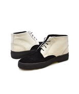 British Walkers Pony and Baby Lama Men's Black and White Skin Ankle Boots - £299.89 GBP