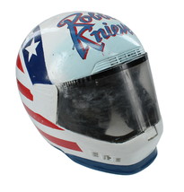 Robbie Knievel Original 1/1 Steve Kaufman Hand Painted Helmet Caesars Art Vegas - £11,799.39 GBP