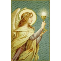 Bread of Angels – print based on Vintage French Holy Card - £8.69 GBP+