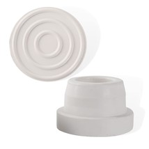 (2-Pack) Rubber Inground Pool Ladder Bumpers (White) - Fits 1.90 Swimmin... - $10.99