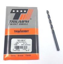 #18 (.1695&quot;) HSS Jobber Length Drill 135 Degree (Pack of 12) Triumph 12618 - £19.57 GBP