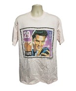 1992 USA Elvis Presley Stamp Adult Pink XL TShirt - $550.48 MXN