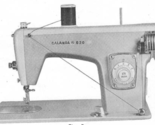 Calanda 620 Manual sewing machine Instruction Enlarged Hard Copy - $12.99