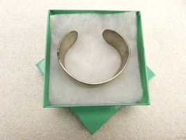 Cuff Style Polished Pewter Bracelet, Unbranded Fashion Jewelry, 2.5&quot;, JW... - £6.12 GBP