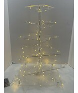 Vdomus 6-Tier Acrylic Cup cake Stand Display Tower with LED String Lights - $437.25 MXN