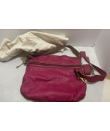 New Fossil  Leather Crossbody FUCHSIA Studded NWT ZB5503690 $198 - $131.98 CAD