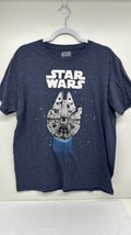 MAD Engine Star Wars Mens T Shirt Size L Millenium Falcon! - $11.83