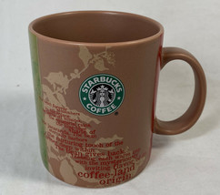 2006 Starbucks Coffee Mug Cup 14 oz - Land Of Origin, Africa Map - £5.34 GBP