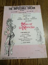 The Impossible Dream The Quest Sheet Music Man Of La Mancha piano duet - £23.13 GBP