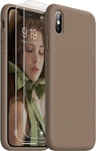 [3 in 1 iPhone Xs Max Case, Liquid Silicone iPhone Xs Max 6.5 inch Case,... - $4.70