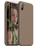 [3 in 1 iPhone Xs Max Case, Liquid Silicone iPhone Xs Max 6.5 inch Case,... - $86.89 MXN