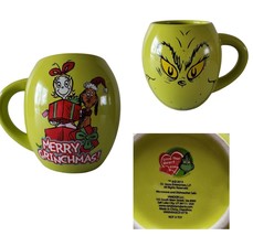 The Grinch Large 18 oz Coffee Tea Cup Mug Cindy Lou Who Dr Seuss Merry Grinchmas - £23.50 GBP