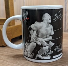 WWE Wrestling Coffee Mug Cup The Rock Kurt Angle Rare Official Licensed Vintage - £11.19 GBP