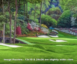 Augusta National Golf Club Masters Amen Corner Holes 11 12 Golden Bell Art 2580 - £19.63 GBP+