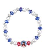 St Carlo Acutis, Imitation Pearl  7.5&quot; Stretchable Bracelet, New # PC-117 - $109.60 MXN