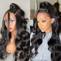 Human Hair Wigs for Black Women Body Wave Lace Front Wigs 150% Density Closure W - £60.42 GBP