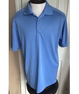 Nike Golf Dri-Fit Blue Short Sleeve Polo Shirt Men’s L - £14.15 GBP