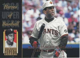 1994 Upper Deck All Time Heroes 125th Anniversary Orlando Cepeda 215 Giants - £0.79 GBP