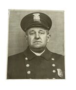Vtg 1930s Police Officer Portrait Photo 8x10 Uniform Badge 235 Lex Ky Es... - $14.25
