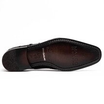 Marco Di Milano Genuine Caiman Lizard Patchwork Derby Shoes Pissa Brown image 9