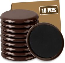 10PCS Furniture Sliders, 3 1/2" Furniture Sliders for Hardwood Floors, R... - $15.83