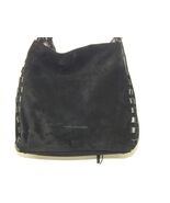 Aimee Kestenberg Zen Suede Hobo Shoulder Bag w/ Crossbody Strap Black Le... - $251.77 CAD