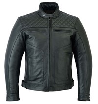 MG Luxurious Men&#39;s Leather Jacket Exquisite Craftsmanship and Comfort - £94.39 GBP