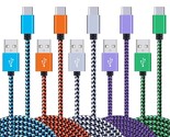 5Pack 6Ft Usb A To Type C Charger Cable Fast Charging Cord For Samsung G... - £19.91 GBP