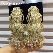 New flower new arrived shape Hoop Earrings for Women gift for Women Party Luxury - £70.03 GBP