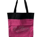Unbranded Tote Las Vegas Pink and Black Nylon  Canvas Shopping Bag - $7.32